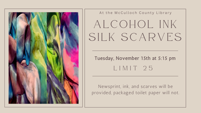 Alcohol Ink Silk Scarf