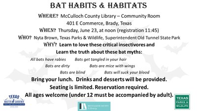 Bat Habits & Habitats